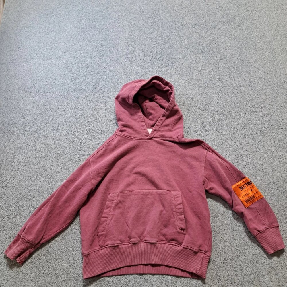 Zara Pullover Hoodie Girls Size 6 Purple Casual Long Sleeve Outdoor